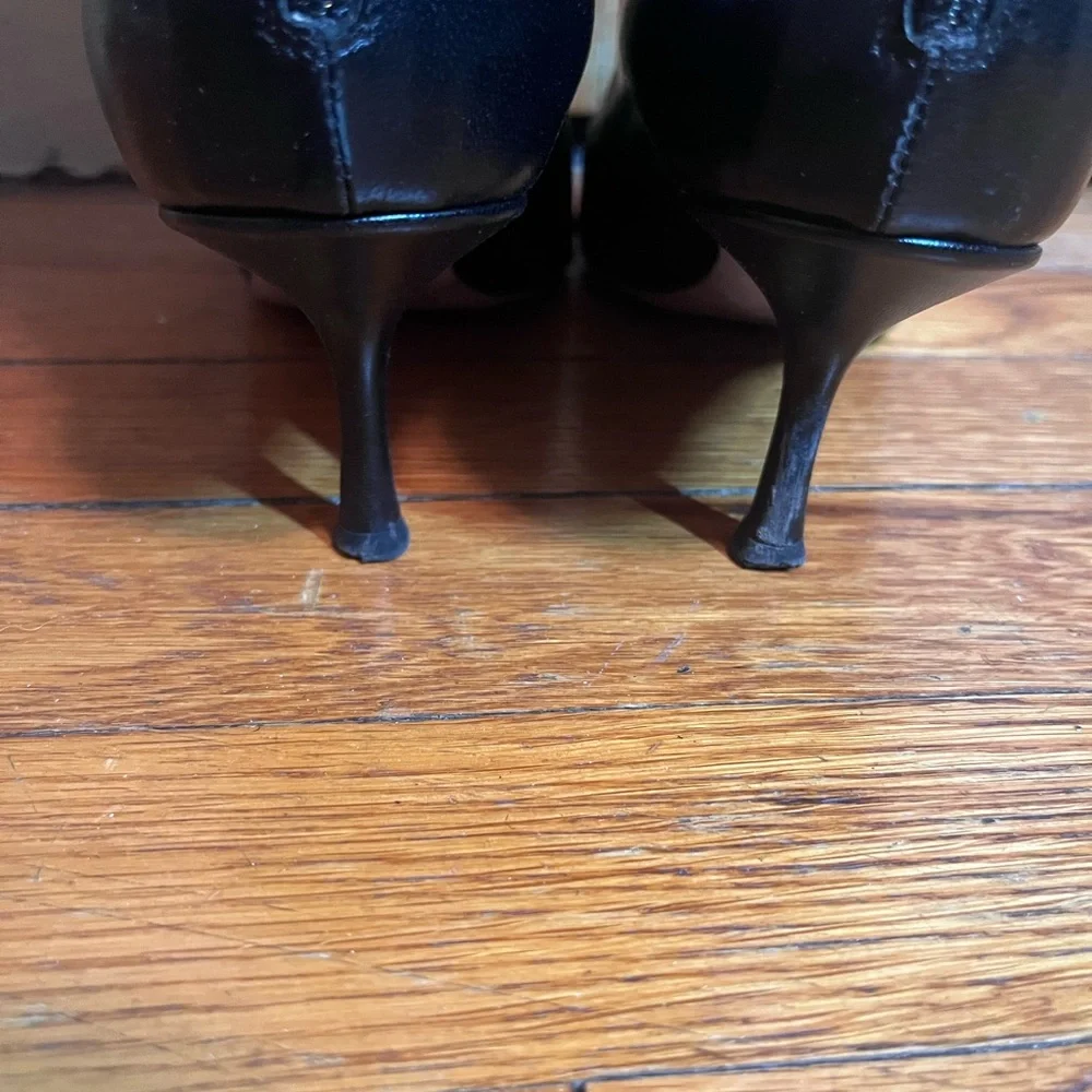 Jimmy Choo Black Heeled Boots - Picture 3 of 9